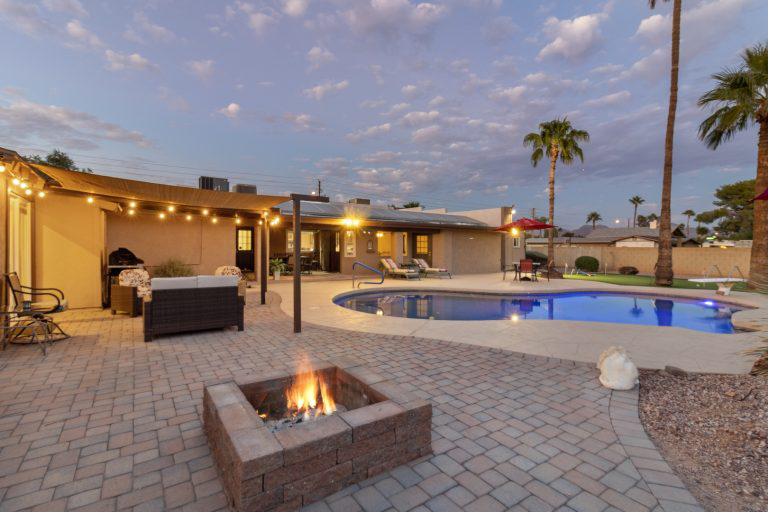 Rest and relax on your next desert getaway at the Thunderbird Retreat, a 7-bedroom vacation rental in Scottsdale, AZ
