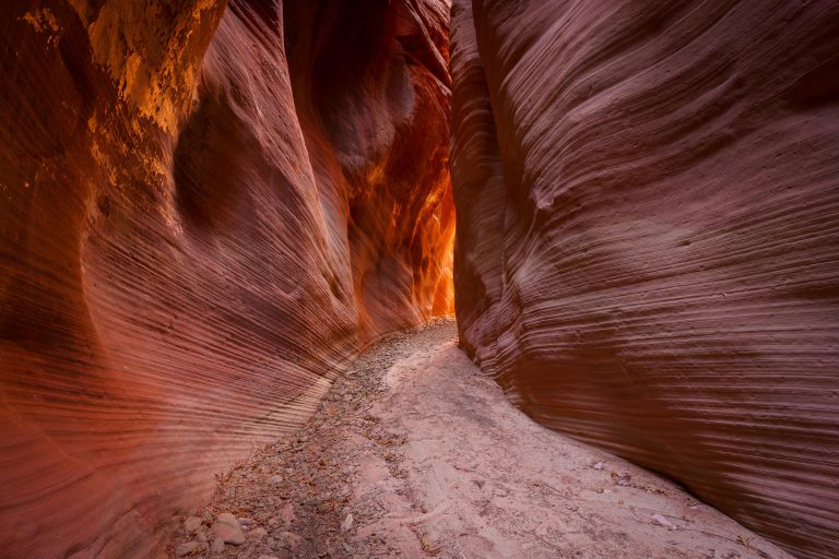 Image of Buckskin Gulch, a slot canyon near St. George Utah