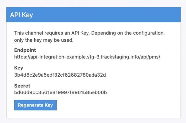 API key