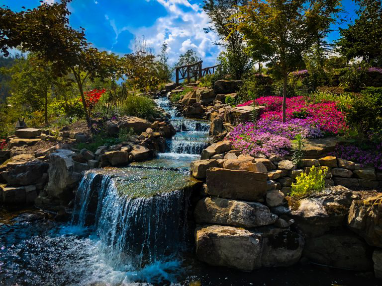 A serene scene at Anakeesta in Gatlinburg