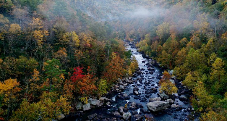 One of the many stunning waterways you'll see on your last minute trip to Shenandoah Valley, Virginia