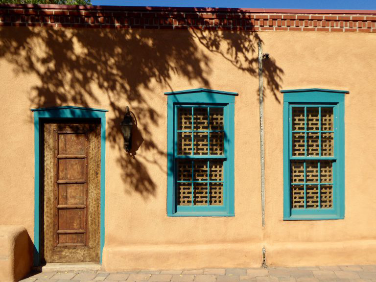 Adobe abodes abound in Santa Fe