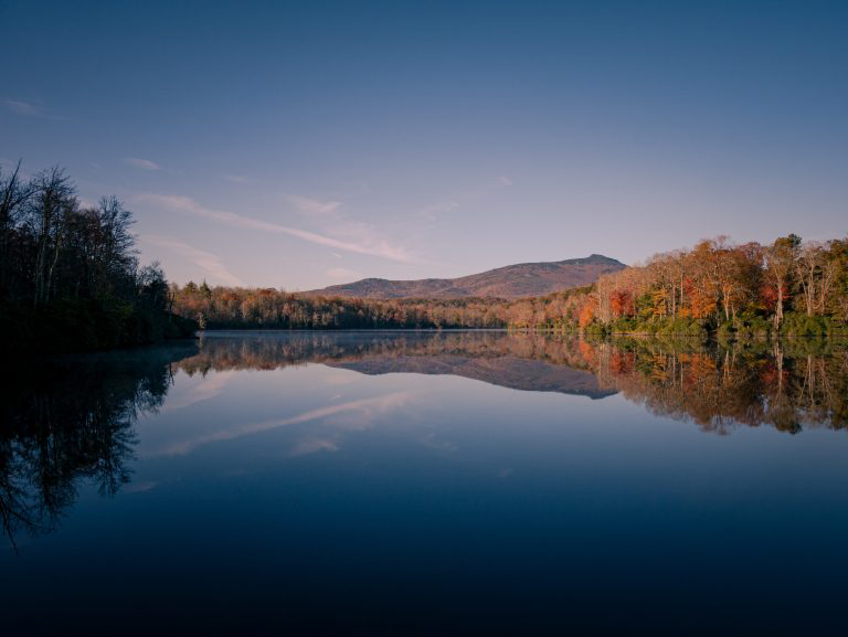 One of the many lakes worth visiting near Blowing Rock