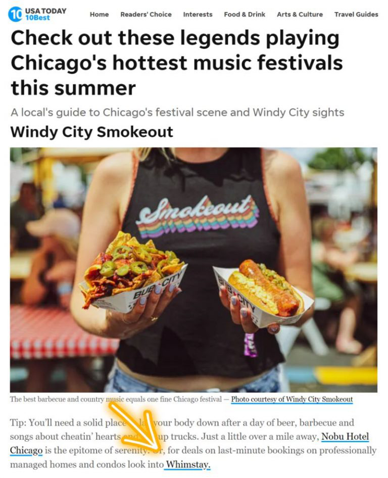 Chicago music festival guide featuring Whimstay!